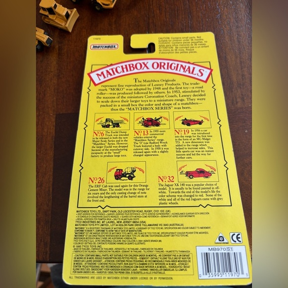 Ertl Die Cast Mini Construction Car Toys 1991 Lot And A Brand New Matchbox - Picture 4 of 15